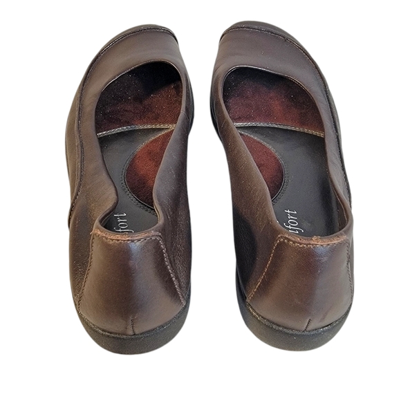 I Love Comfort Harlow Dark Brown & Light Brown Casual Dress Loafer Flats 6 - Picture 10 of 16